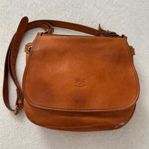 IL BISCONTE Cognac Sholder-Crossbody Bag